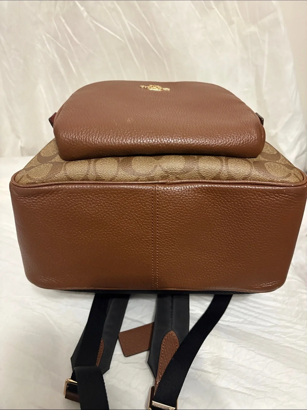 Coach Signature Canvas Backpack